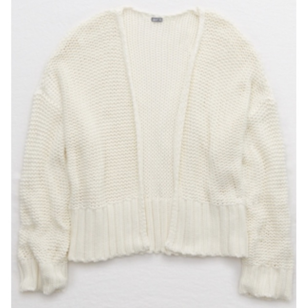 NWT aerie (American Eagle) White Cardigan